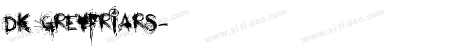 DK Greyfriars字体转换